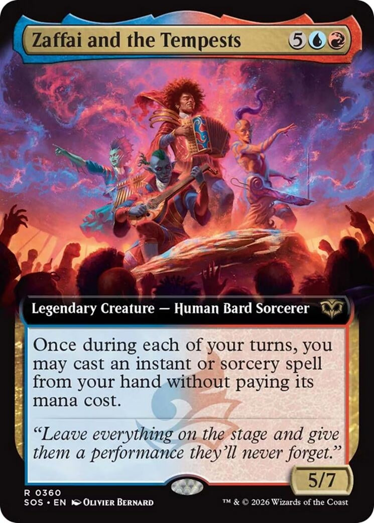 Zaffai and the Tempests (Extended Art) (360) (SOS)