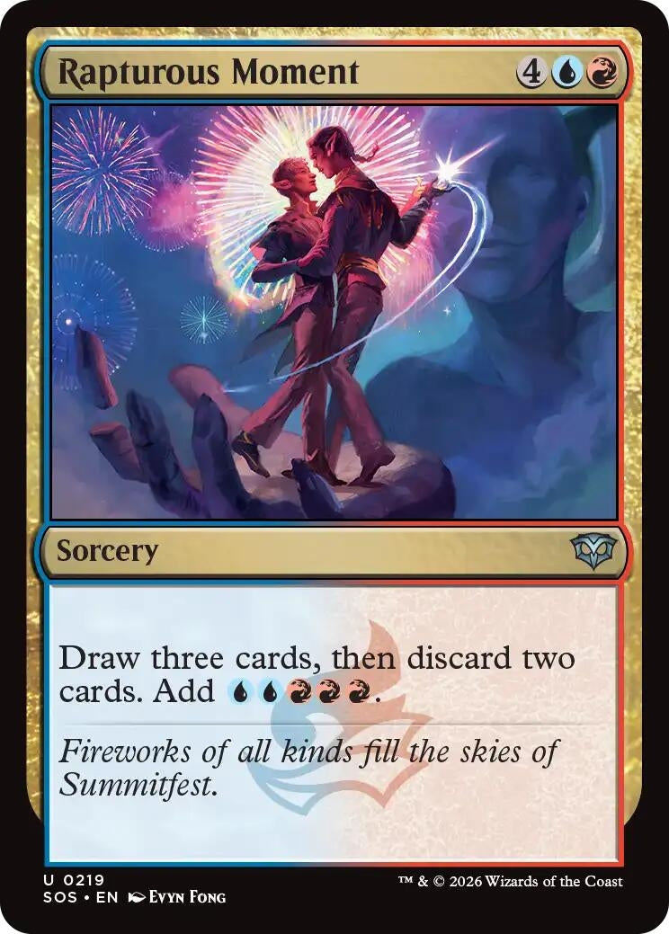 Image for Rapturous Moment (219) (SOS) - Magic: The Gathering