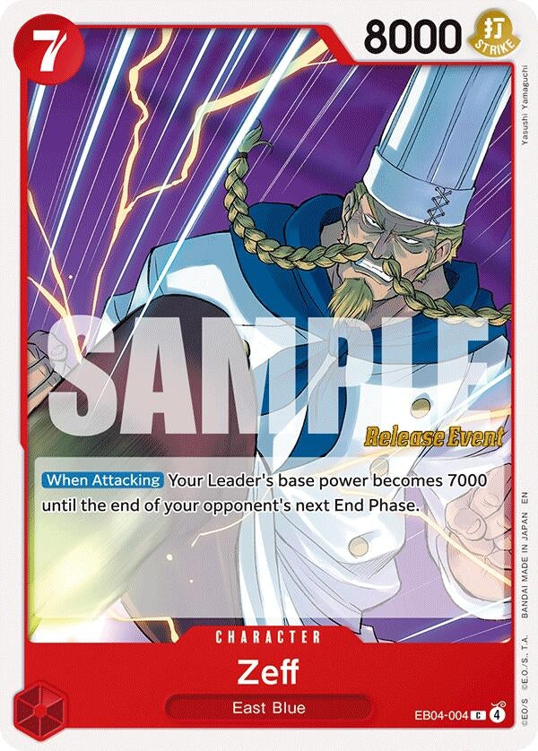 Image for Zeff (EB04-004) (OP15 RE) - One Piece Card Game