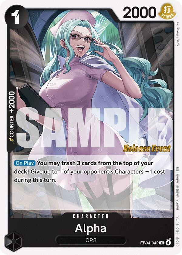 Image for Alpha (EB04-042) (OP15 RE) - One Piece Card Game