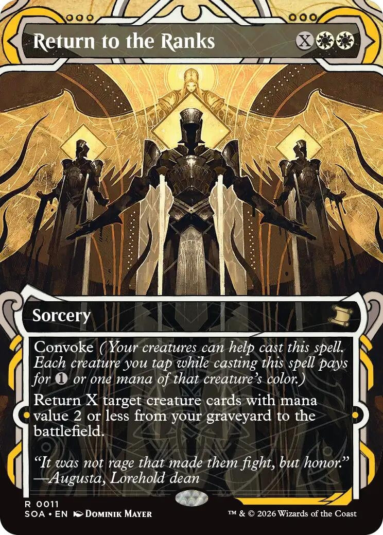 Return to the Ranks (11) (SOA)