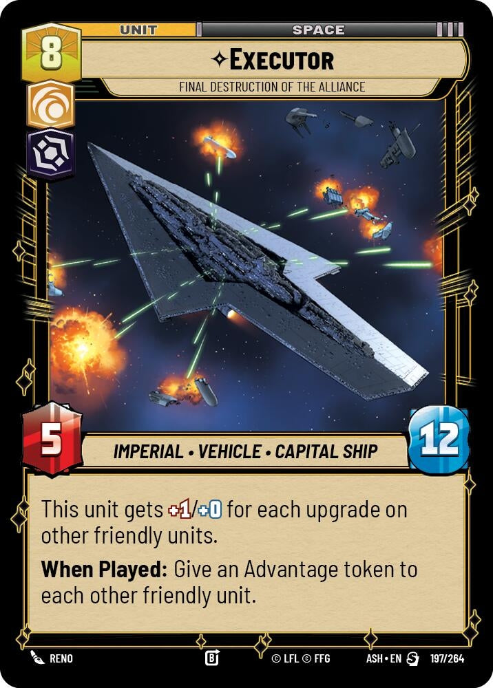 Image for Executor - Final Destruction of the Alliance (197/264) (ASH) - Star Wars: Unlimited