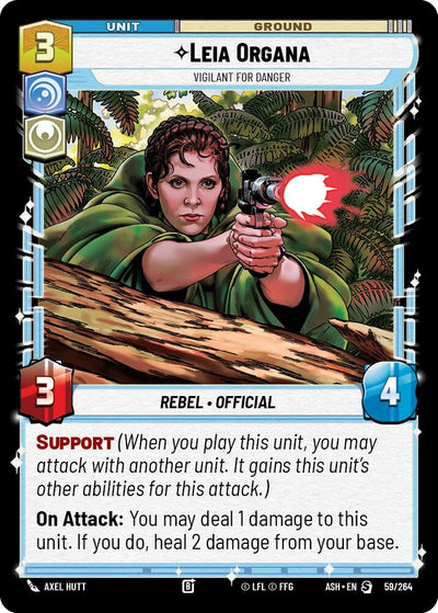 Leia Organa - Vigilant for Danger (59/264) (ASH)