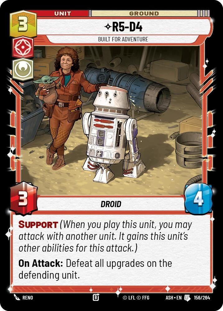 Image for R5-D4 - Built for Adventure (156/264) (ASH) - Star Wars: Unlimited