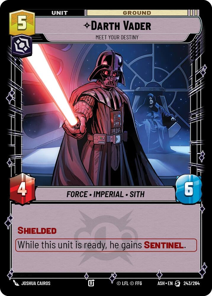 Image for Darth Vader - Meet Your Destiny (243/264) (ASH) - Star Wars: Unlimited