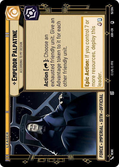 Emperor Palpatine - According to My Design (15/264) (ASH)