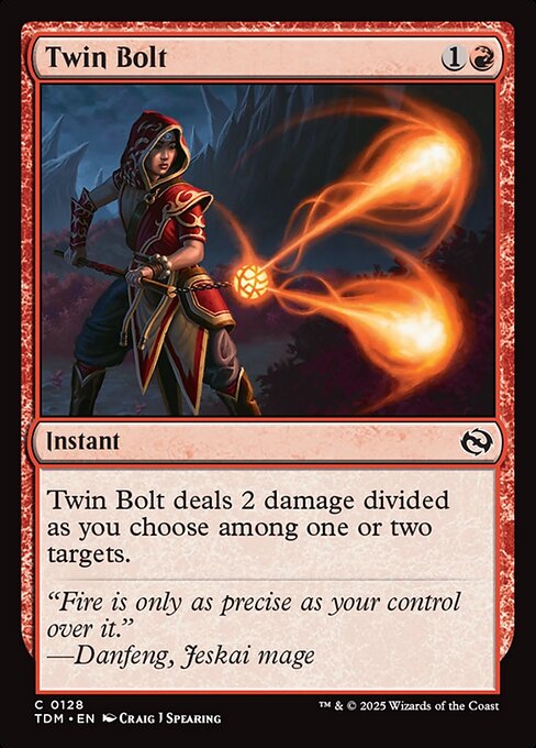 Twin Bolt - Tarkir: Dragonstorm - 128