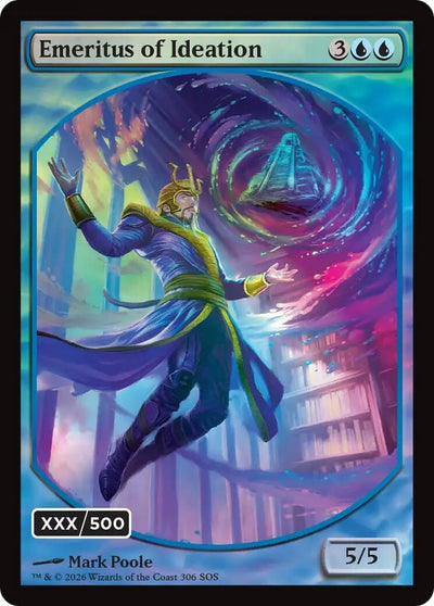 Emeritus of Ideation (Retro Frame) (Serial Numbered) (Double Rainbow Foil) (306) (SOS)