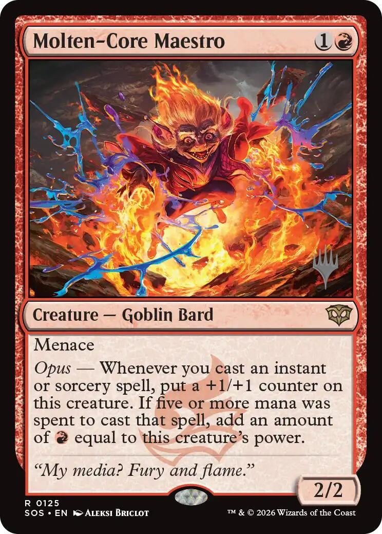 Image for Molten-Core Maestro (125) (PPSOS) - Magic: The Gathering