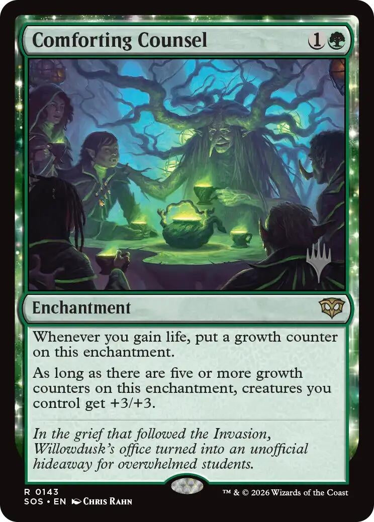 Image for Comforting Counsel (143) (PPSOS) - Magic: The Gathering
