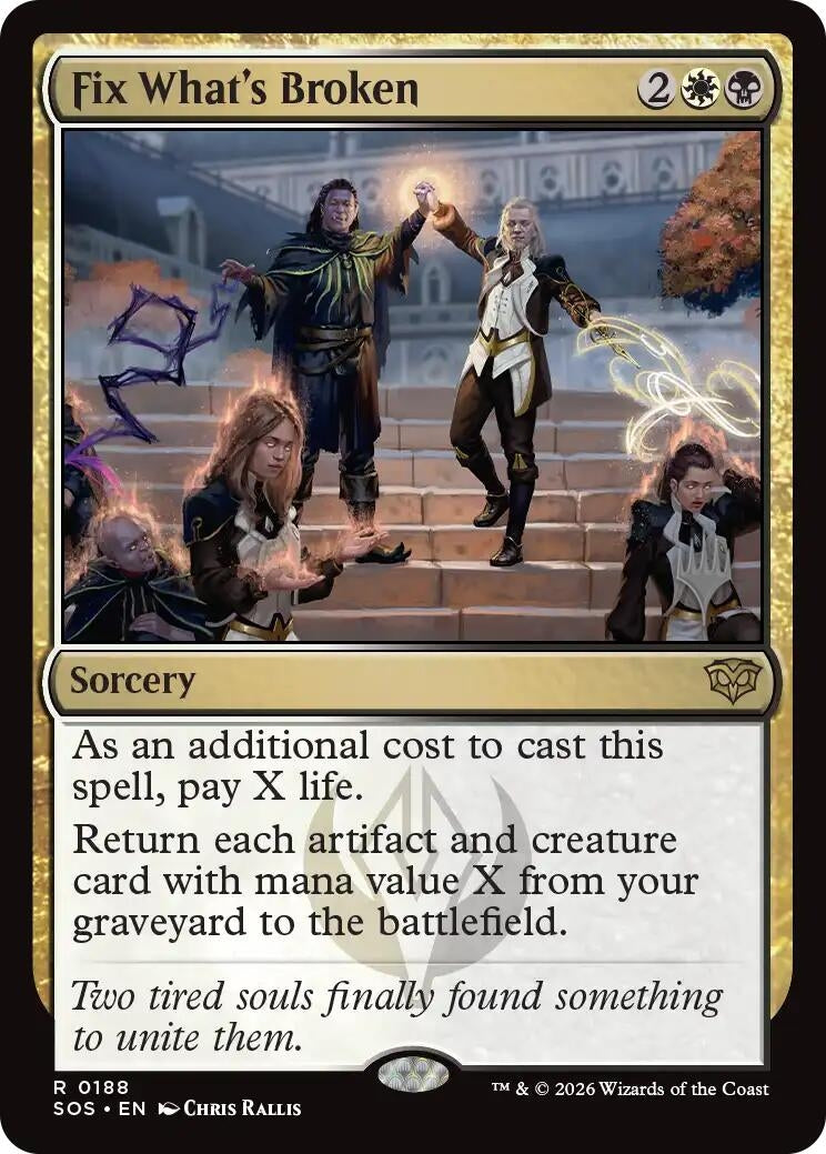 Image for Fix What's Broken (188) (PPSOS) - Magic: The Gathering