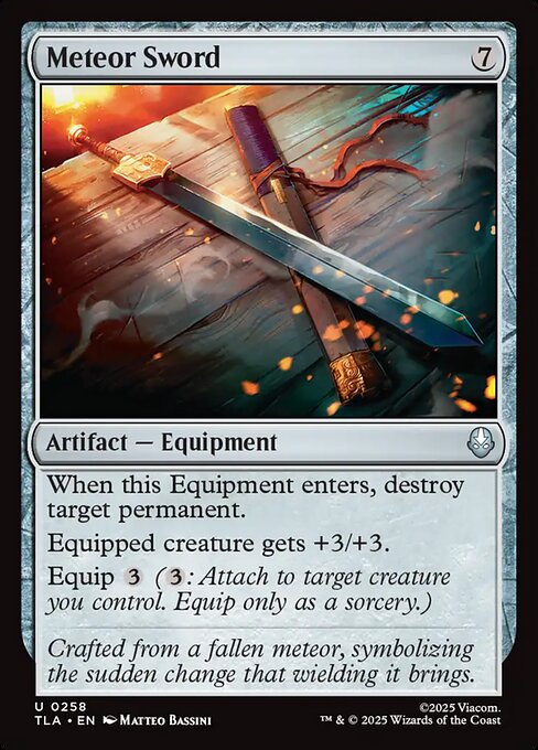 Meteor Sword - Avatar: The Last Airbender - 258