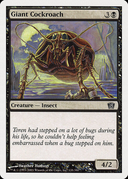 Giant Cockroach - Eighth Edition - 135