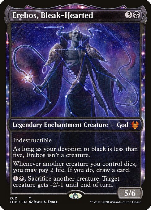 Erebos, Bleak-Hearted - Theros Beyond Death - 262