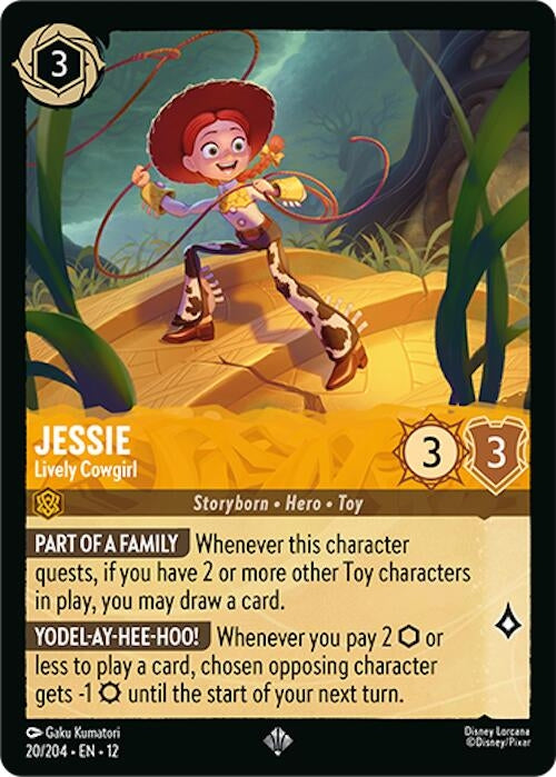 Image for Jessie - Lively Cowgirl (20/204) (12) - Disney Lorcana