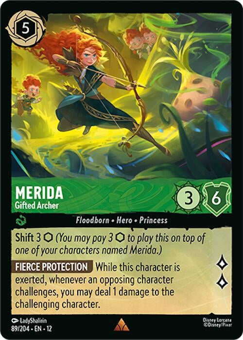 Image for Merida - Gifted Archer (89/204) (12) - Disney Lorcana