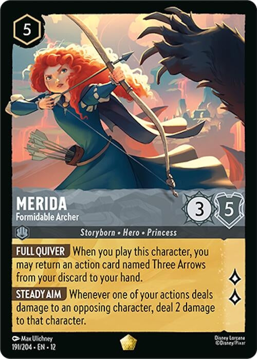 Image for Merida - Formidable Archer (191/204) (12) - Disney Lorcana