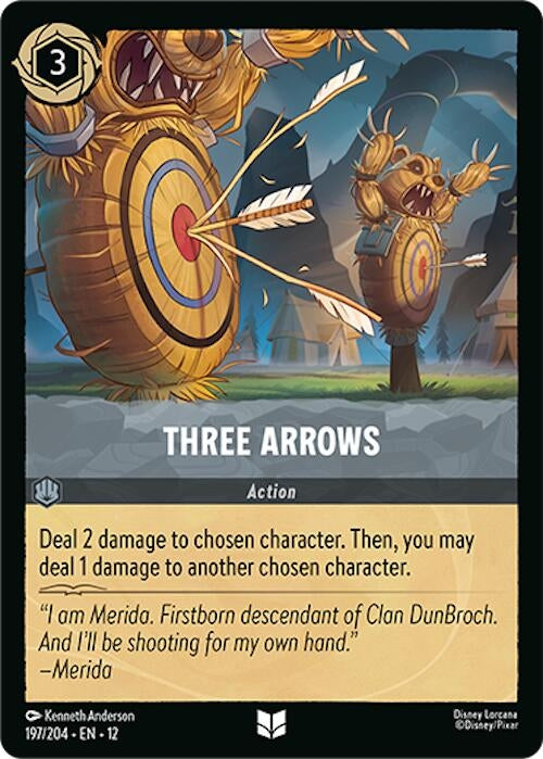 Image for Three Arrows (197/204) (12) - Disney Lorcana