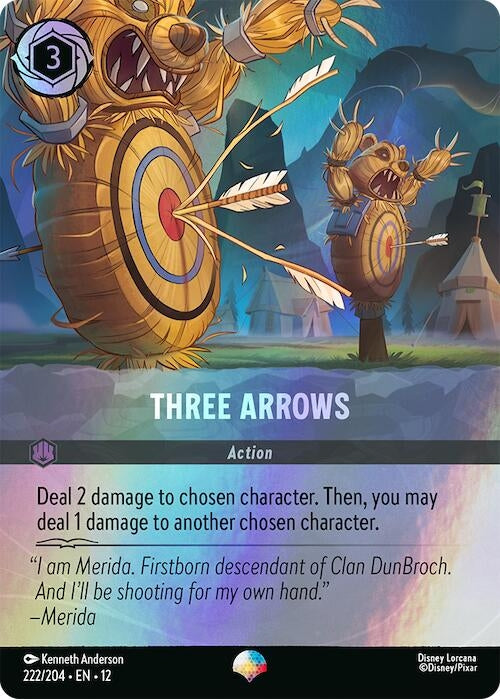 Image for Three Arrows (Epic) (222/204) (12) - Disney Lorcana