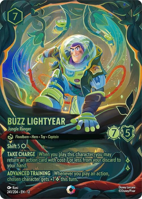 Image for Buzz Lightyear - Jungle Ranger (Iconic) (241/204) (12) - Disney Lorcana