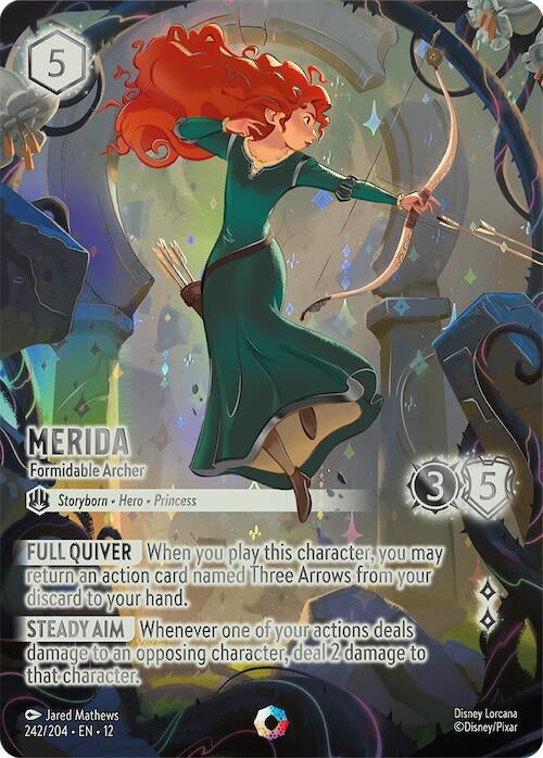 Image for Merida - Formidable Archer (Iconic) (242/204) (12) - Disney Lorcana