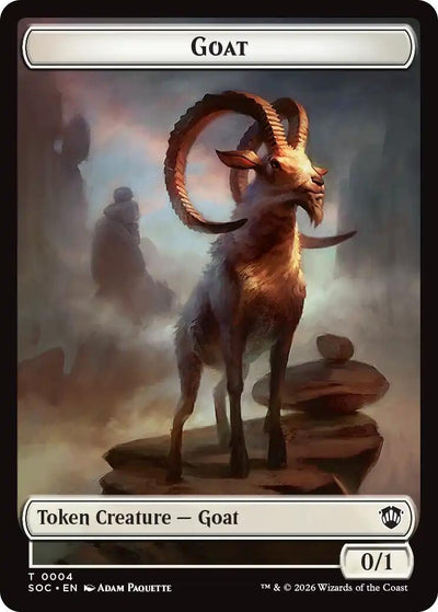 Goat // Fungus Beast Double-Sided Token (4 // 17) (SOC)