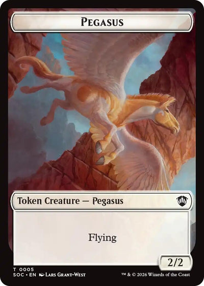 Pegasus // Inkling (0022) Double-Sided Token (5 // 22) (SOC)
