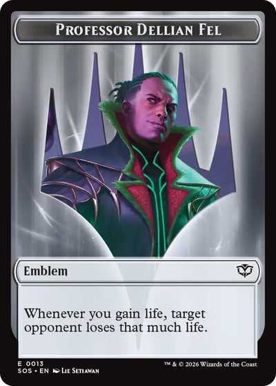 Emblem - Professor Dellian Fel  // Pest (0008) Double-Sided Token (13 // 8) (SOS)
