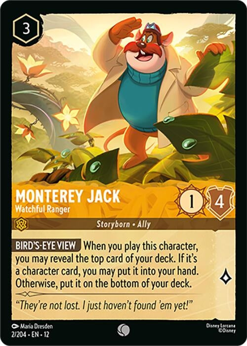 Image for Monterey Jack - Watchful Ranger (2/204) (12) - Disney Lorcana