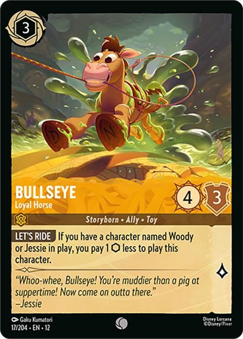 Image for Bullseye - Loyal Horse (17/204) (12) - Disney Lorcana