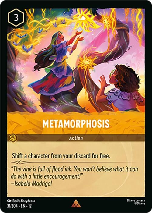 Image for Metamorphosis (31/204) (12) - Disney Lorcana