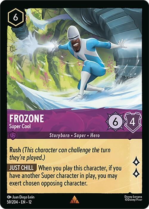 Image for Frozone - Super Cool (59/204) (12) - Disney Lorcana