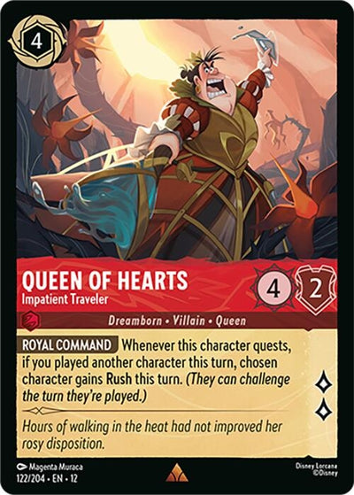 Queen of Hearts - Impatient Traveler (122/204) (12)