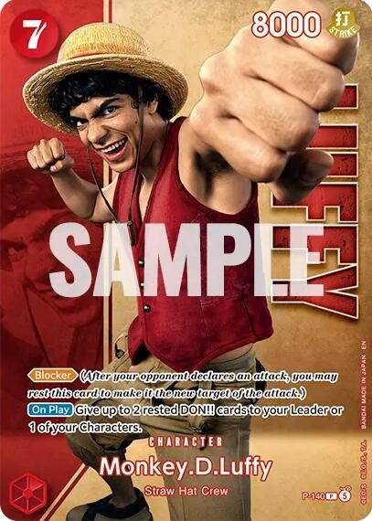 Image for Monkey.D.Luffy - P-140 (Premium Card Collection -Live Action Edition Vol.2 Straw Hat Crew-) (P-140) (OP-PR) - One Piece Card Game