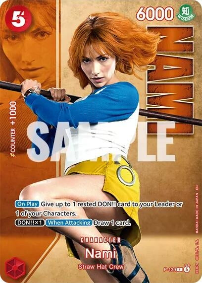 Image for Nami - P-139 (Premium Card Collection -Live Action Edition Vol.2 Straw Hat Crew-) (P-139) (OP-PR) - One Piece Card Game