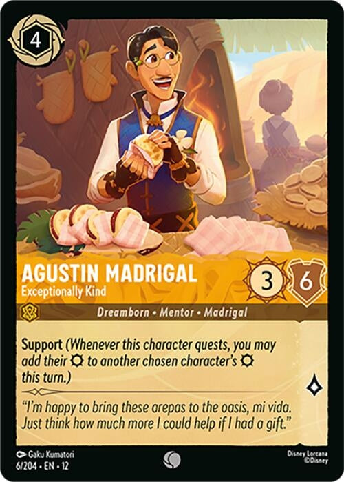 Image for Agustin Madrigal - Exceptionally Kind (6/204) (12) - Disney Lorcana