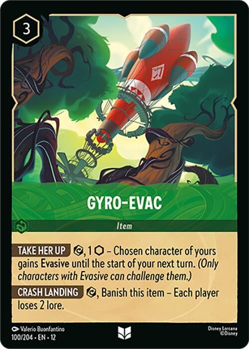 Image for Gyro-Evac (100/204) (12) - Disney Lorcana