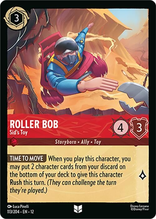Image for Roller Bob - Sid's Toy (113/204) (12) - Disney Lorcana