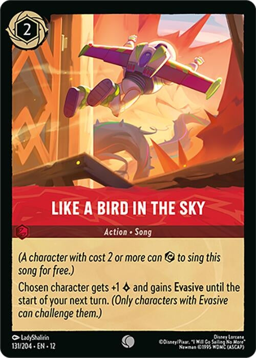 Image for Like A Bird In the Sky (131/204) (12) - Disney Lorcana