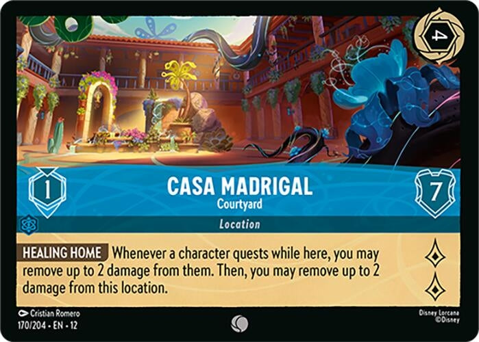Image for Casa Madrigal - Courtyard (170/204) (12) - Disney Lorcana