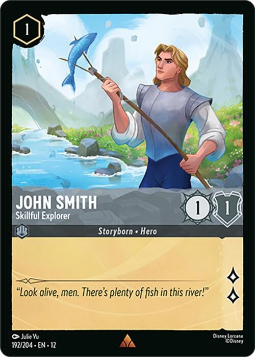 Image for John Smith - Skillful Explorer (192/204) (12) - Disney Lorcana