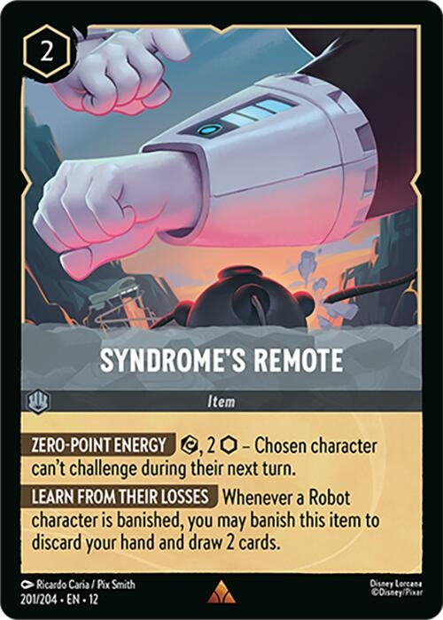 Image for Syndrome's Remote (201/204) (12) - Disney Lorcana