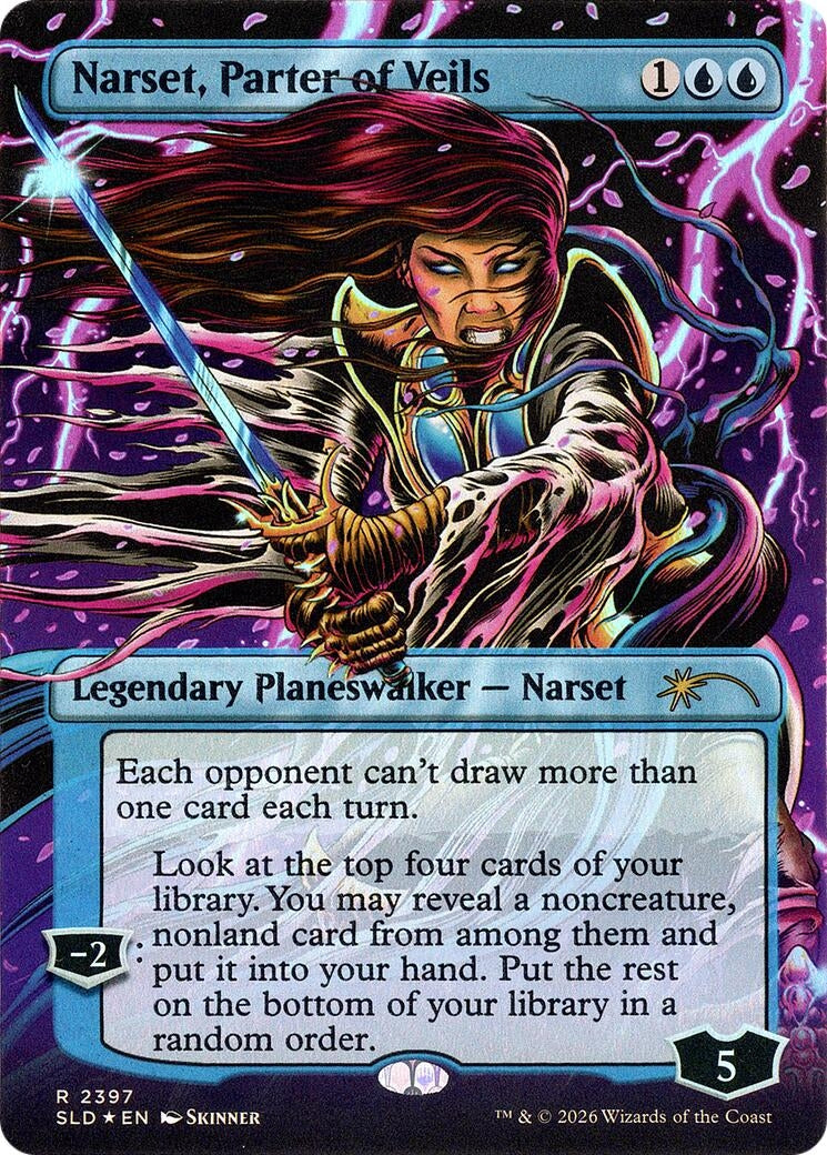 Narset, Parter of Veils (2397) (2397) (Secret Lair Drop Series) (SLD)