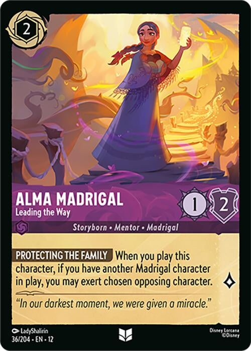 Image for Alma Madrigal - Leading the Way (36/204) (12) - Disney Lorcana