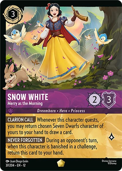 Snow White - Merry as the Morning (Foil) (37/204) (12)