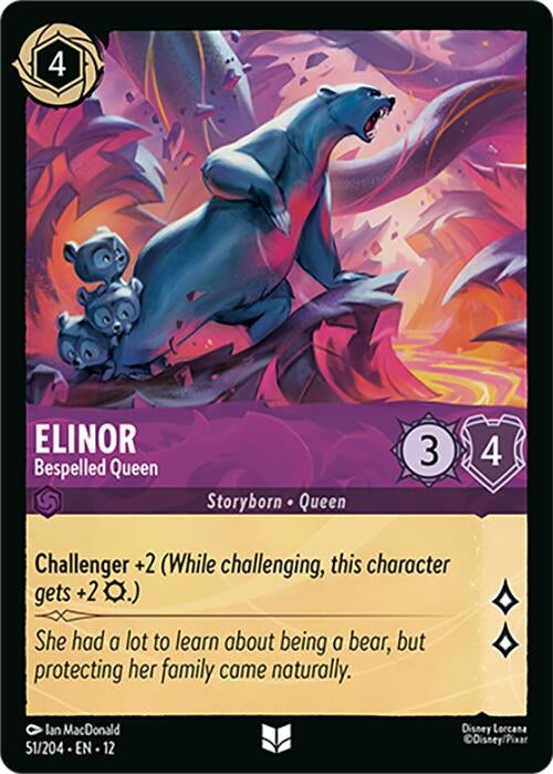 Image for Elinor - Bespelled Queen (51/204) (12) - Disney Lorcana