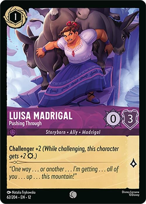 Image for Luisa Madrigal - Pushing Through (62/204) (12) - Disney Lorcana