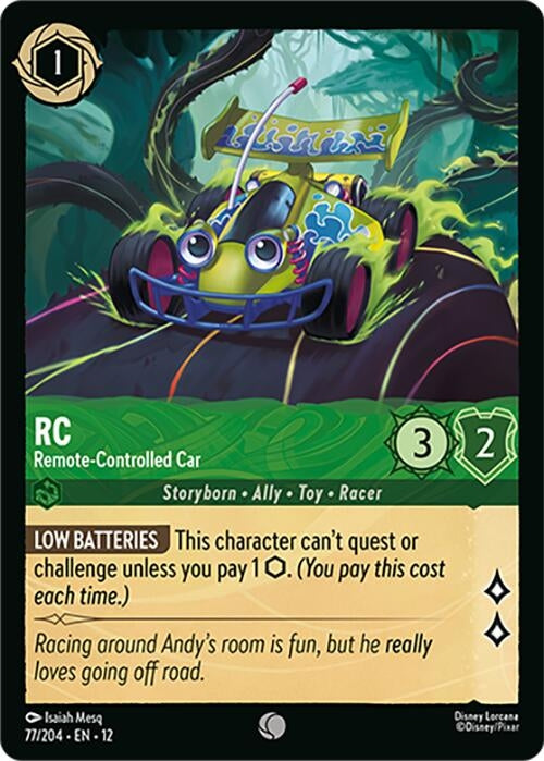 Image for RC - Remote-Controlled Car (77/204) (12) - Disney Lorcana