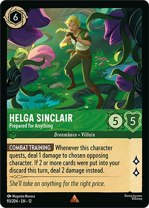 Image for Helga Sinclair - Prepared for Anything (93/204) (12) - Disney Lorcana