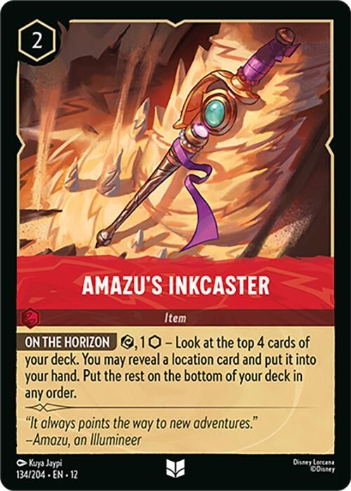 Image for Amazu's Inkcaster (134/204) (12) - Disney Lorcana